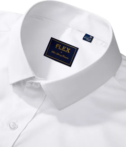Vista 5 de Alimens & Gentle Men's Dress Shirts Long Sleeve Stretch Wrinkle-Free Solid Business Formal Casual Button Down Shirt