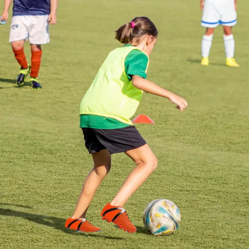 Vista 6 de Vizari USA Impact - Botines de fútbol para niños, zapatos de fútbol firme para jóvenes, diseño transpirable para niños pequeños, niños pequeños