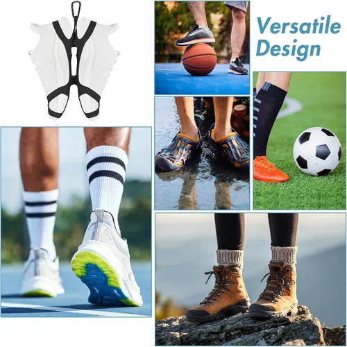 Vista 7 de Funda para zapatos, soporte para zapatos takyu para mochila, clips de zapatos, accesorio deportivo para escalada al aire libre, senderismo, viajes