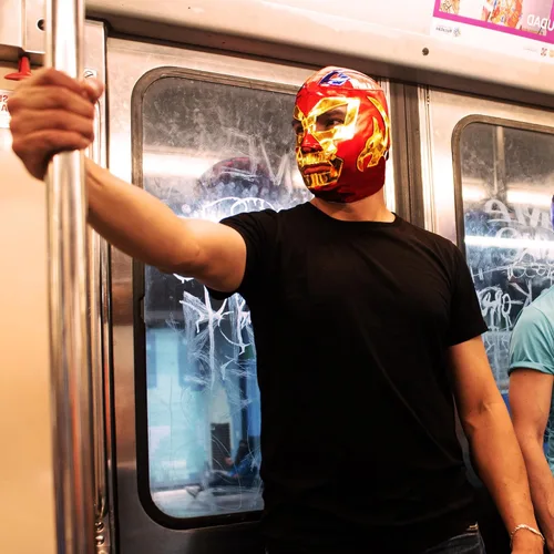 Vista 5 de Máscaras de Lucha Libre de Calidad Profesional Disfraz auténtico de Lucha Libre - Talla Adulto Máscaras de Luchador Made in Mexico