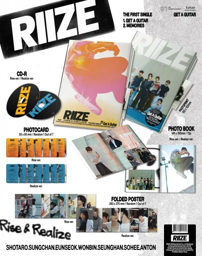 Vista 2 de RIIZE - 1st Single Album Get A Guitar (Realize ver.)