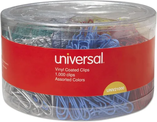 Vista 2 de UNV21000 - Clips de papel universales recubiertos de plástico