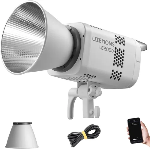 Vista 10 de Godox Litemons LE300Bi - Luz de video LED bicolor de 300 W con ventilador