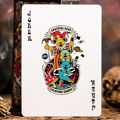 Vista 9 de theory11 Cartas Grateful Dead Baraja Premium con Ilustraciones Icónicas Temáticas de la Banda