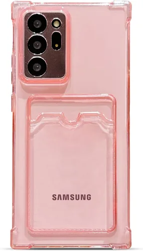Vista 46 de Tuokiou para Samsung Galaxy A16 Funda, Fundas Protectoras Transparentes con Ranura para Tarjetas, Funda Cartera de TPU Suave Ajuste Delgado