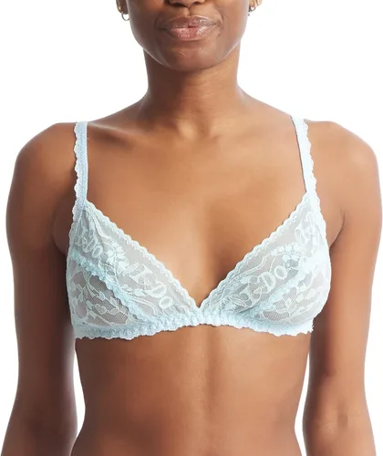Vista 5 de hanky panky Bridal I DO Shimmer Lace Triangle Bralette (157491)