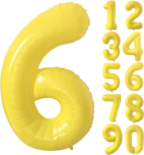 Vista 315 de Globos gigantes de helio de aluminio de 40 pulgadas, color negro, globos digitales grandes del número 0 para decoración de fiesta de cumpleaños