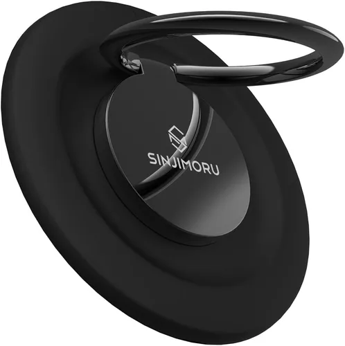 Vista 9 de Sinjimoru M-Ringo - Anillo magnético para teléfono celular, rotación de 360 grados, agarre de dedo para soporte de anillo magnético compatible