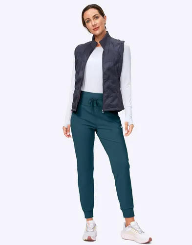 Vista 16 de G Gradual Pantalones deportivos con forro polar para mujer, de cintura alta, resistentes al agua, térmicos, para invierno, correr, senderismo