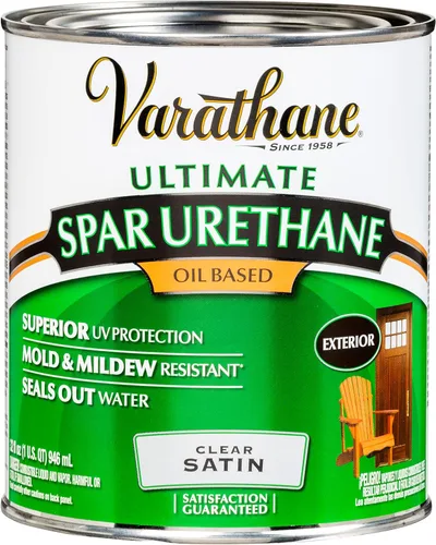 Vista 2 de Varathane - Capa de uretano Ultimate para exteriores a base de aceite, satinado, 11.25 onzas líquidas, paquete de 6