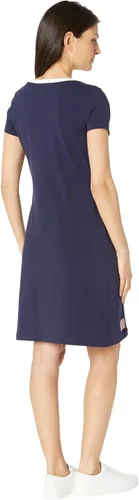 Vista 3 de U.S. Polo Assn. Vestido de camiseta con diseño de banderines