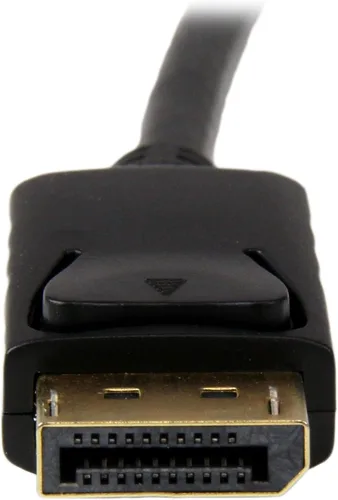 Vista 3 de StarTech - Cable DisplayPort a VGA activo de 35.8 in, 1080p, DP 1.2 (DP2VGAMM3B) 1m, DP++ Source, EDID & DDC Pass-Through, Latching, VGA Screw