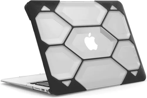 Vista 8 de IBENZER HA11CYBK HA11CYBK - Funda compatible con MacBook Air de 11 pulgadas A1370 A1465, carcasa rígida de alta resistencia para Apple Laptop Mac