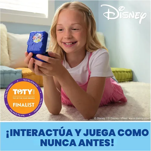 Vista 3 de Bitzee, Disney con 30 personajes interactivos en el interior, reacciona a deslizamientos, inclinaciones y toques, juguetes de Disney y regalos