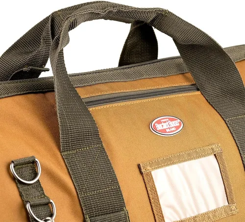 Vista 9 de Bucket Boss Bolsa de herramientas Gatemouth 20 en marrón, 60020, 32 litros