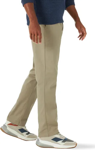 Vista 2 de Lee Men's Extreme Motion Flat Front Relaxed Taper Pant