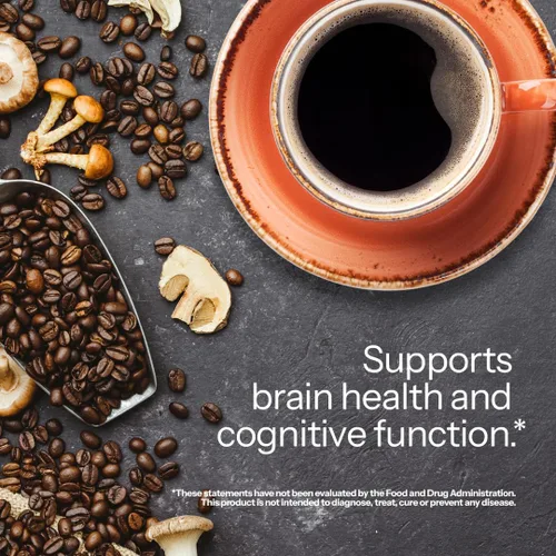 Vista 12 de Feelgood Company - Café de hongos con 10 hongos orgánicos y café arábica, 30 paquetes de barritas, cero azúcar añadido, apoya la salud inmunológica