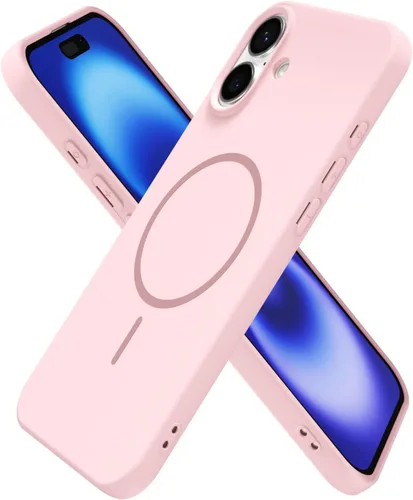Vista 67 de Oakxco Funda de Silicona Mag Safe para iPhone 12 Pro Max, Funda Magnética Delgada y Fina Compatible con Carga Inalámbrica MagSafe, Bonita Funda