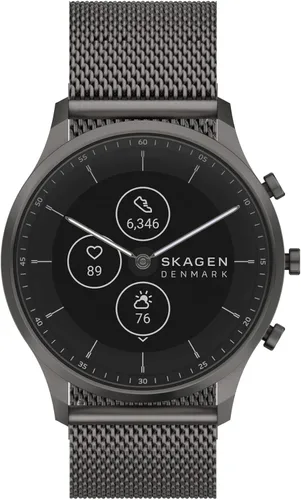 Vista 2 de Skagen Jorn - Reloj inteligente híbrido de 1654in Gen 6 con Alexa integrado frecuencia cardíaca oxígeno en sangre y notificaciones de smartphone