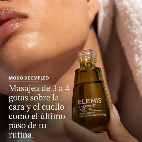 Vista 7 de Aceite facial de superalimentos ELEMIS - Suero nutritivo rico en antioxidantes, elixir ligero para la piel que mejora la luminosidad, potenciador