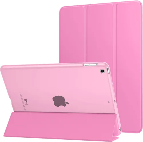 Vista 24 de MoKo Funda para iPad 9.7 2018/2017 de 5ª / 6ª Generación - Funda delgada y ligera con soporte para Smartphone con parte trasera translúcida