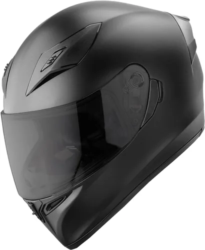 Vista 4 de Casco de motocicleta Bluetooth, negro mate