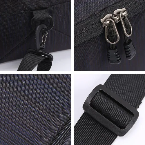 Vista 6 de Koolertron - Bolso universal para cámara DSLR, con particiones acolchadas forradas para lentes, funda protectora impermeable, para Canon/Nikon/Sony