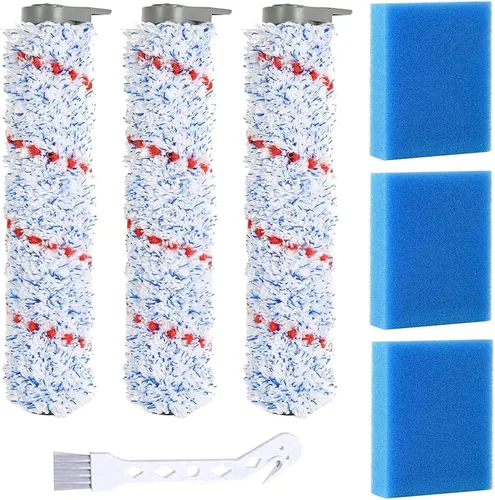Vista 13 de Repuesto de repuesto para aspiradora inalámbrica en seco y húmedo, cepillo de rodillo, esponja de filtro Hepa, compatible con Tineco IFloor S, 1