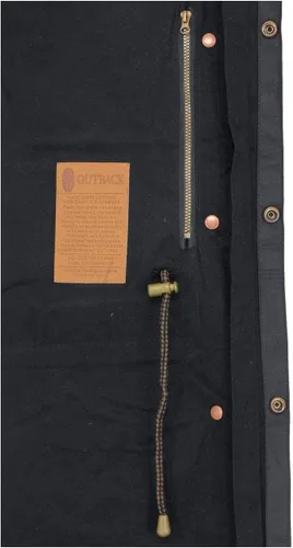 Vista 5 de Outback Trading Stockman 2056 - Abrigo de plumero de algodón transpirable y extra largo para hombre