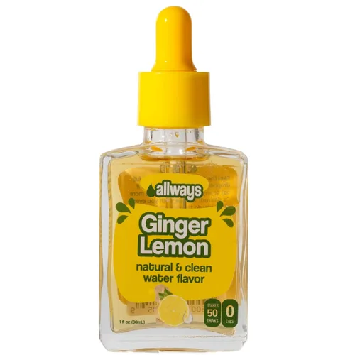 Vista 8 de Allways Drops Potenciador de agua natural de cereza negra Sin azúcar, cero calorías, fruta de monje endulzada Botella de vidrio para hidratación