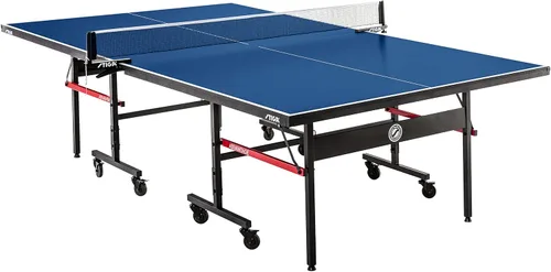 Vista 9 de STIGA Advantage Series Indoor Ping Pong Table, Foldable Table Tennis Table - 13, 15, 18, and 25mm Tabletops - Quickplay 10 Minute Assembly