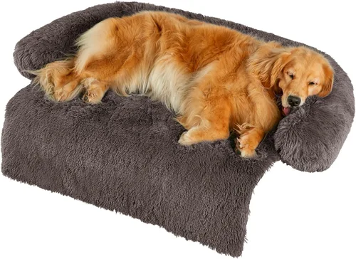 Vista 12 de Codi Cama calmante para perros – Tapete protector de sofá antiansiedad para perros grandes, 41 x 37 x 6 pulgadas, lavable a máquina, esponjosa
