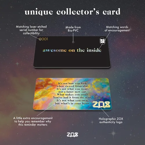 Vista 4 de ZOX Correa para Apple Watch, banda elástica con afirmaciones motivacionales y hermosas obras de arte, regalos para hombres, mujeres y niños