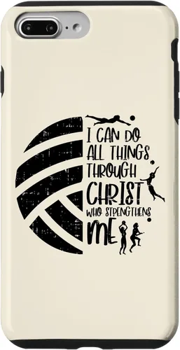 Vista 12 de I Can Do Things Through Christ Volleyball Christian Gift Case for iPhone 17