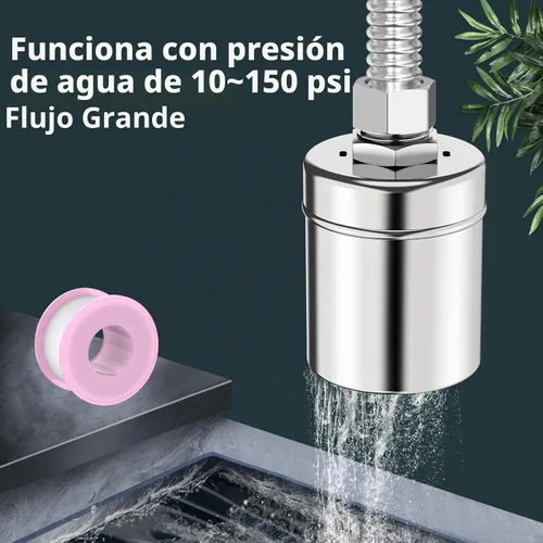 Vista 2 de Nivel de agua automático de acero inoxidable de 1/2 pulgada, válvula de flotador Diseño de entrada lateral de grado 304 para tanques de agua