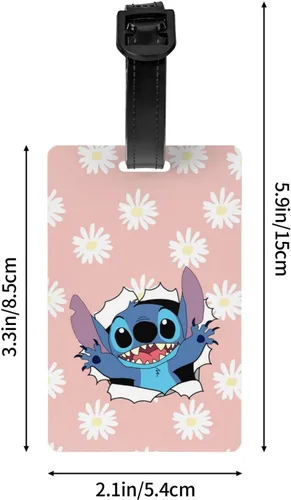 Vista 6 de Funda protectora para maleta de viaje, funda elástica lavable con etiqueta de equipaje, se adapta a maleta de 18 a 21 pulgadas, protector