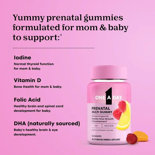 Vista 3 de One a Day Gomitas prenatales para mujer, 1, 1