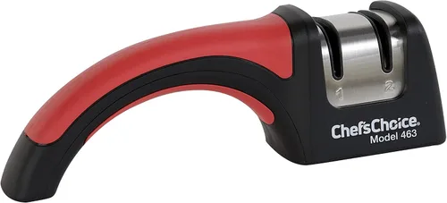 Vista 8 de Afiladores de Cuchillos Manuales Profesionales Chef's Choice Pronto Hone para Cuchillos de Borde Recto y Serrados de 15 Grados con Control de Ángulo