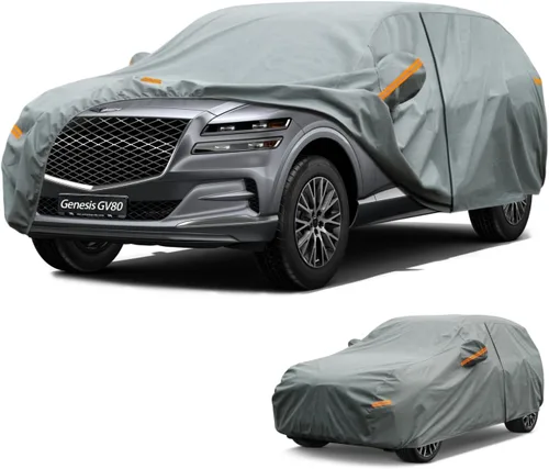 Vista 62 de Kayme Funda de Coche de Servicio Pesado Impermeable para Todo Tipo de Clima, Ajuste Personalizado para Tesla Model S, Cubierta Exterior Completa
