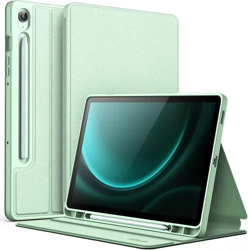 Vista 16 de JETech Funda para Samsung Galaxy Tab S10 Lite / S10 FE / S9 FE 10.9 Pulgadas con Soporte para Lápiz S, Funda Folio Delgado con Soporte y Visor Negro