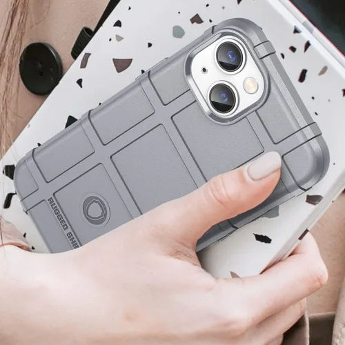 Vista 7 de Funda delgada para iPhone 14 Plus, resistente funda duradera con grado militar a prueba de golpes, gran agarre y protección del lente de la cámara