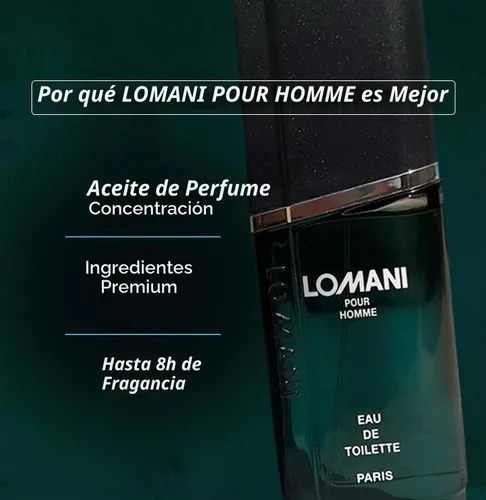 Vista 4 de Colonia Lomani Cologne de Lomani for Men