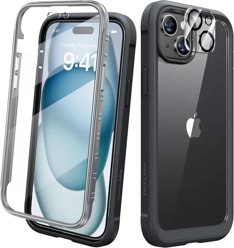 Vista 368 de DIACLARA - Funda transparente compatible con iPhone XR 6.1 pulgadas 2018