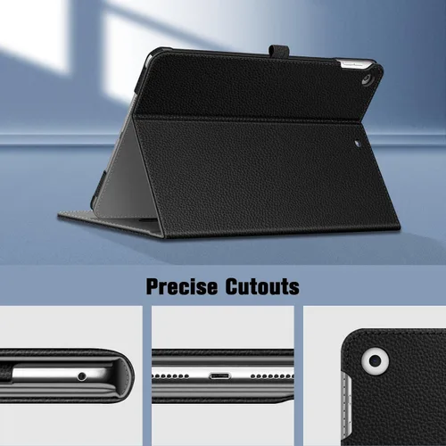 Vista 9 de Fintie - Funda para iPad de 9ª / 8ª / 7ª generación (2021/2020/2019) de 10.2 pulgadas - [Protección de esquinas] Funda con soporte de visualización