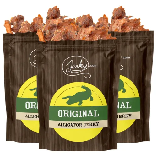 Vista 26 de Jerky 's Exotic Teriyaki Venison Jerky - Bocadillos de carne de caza salvaje, aperitivos exóticos, ricos en proteínas, totalmente naturales, sin