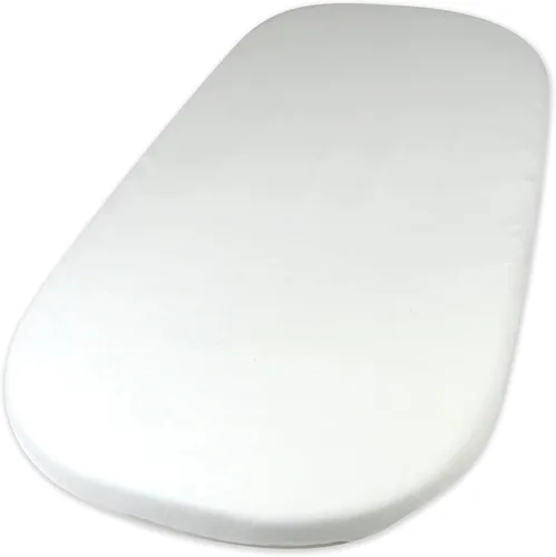 Vista 8 de HonestBaby Paquete de 2 sábanas de cuna de algodón orgánico, color blanco, talla única 2 Pack - blanco