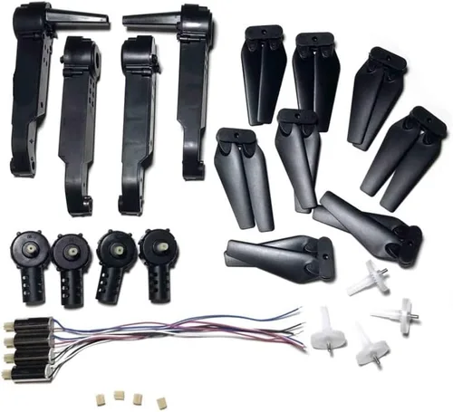 Vista 11 de Fit for K3 E99&K3 Pro Rc Drone FPV Quadrotor Spare Parts for E99&K3 Pro Engines Motor Base Propellers Blades Frame Gears Arm Kit(100pcs Gear)