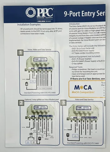 Vista 3 de C.P. Company PPC Evolution - Amplificador de señal con amplificador de 9 puertos