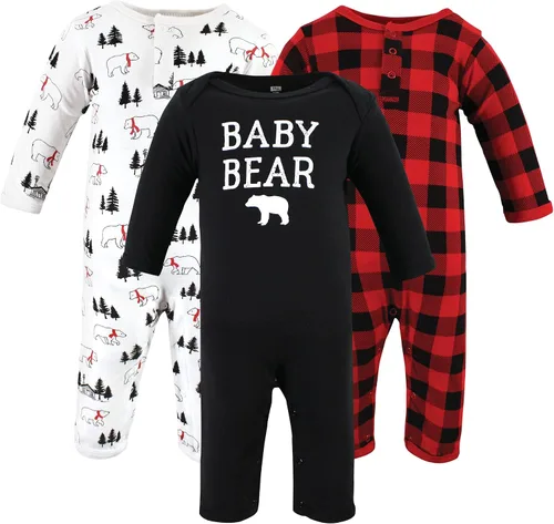 Vista 56 de Hudson Baby - Overol unisex de algodón para bebé Manzana