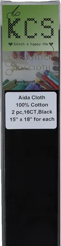 Vista 108 de KCS 2 cajas de tela de costura de algodón para punto de cruz de 15 x 18 pulgadas (blanco antiguo, 11 unidades)